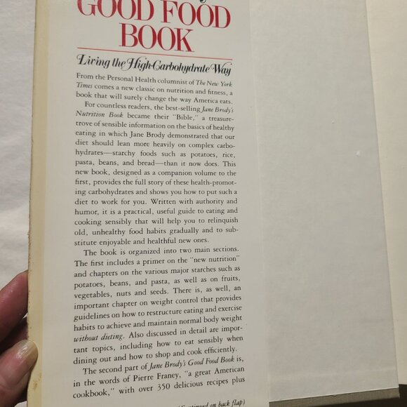 Jane Brody’s Good Food Book – Living the High-Carbohydrate Way, Hardcover - Picture 5 of 6